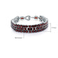 Natural Red Garnet Gemstone Bracelet Genuine 925 Sterling Silver Bracelets  30.80Ct