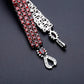 Natural Red Garnet Gemstone Bracelet Genuine 925 Sterling Silver Bracelets  30.80Ct
