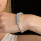 Natural Red Garnet Gemstone Bracelet Genuine 925 Sterling Silver Bracelets  30.80Ct
